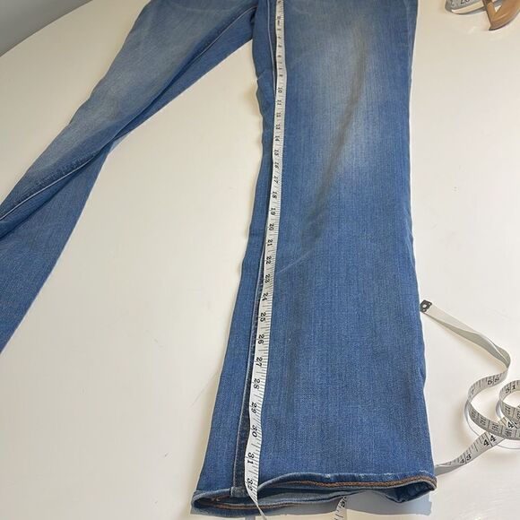 J.CREW Factory Light Wash Stretch Straight Jeans Size 28 - Picture 9 of 9